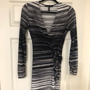 BCBGMaxazria wrap tie dress.